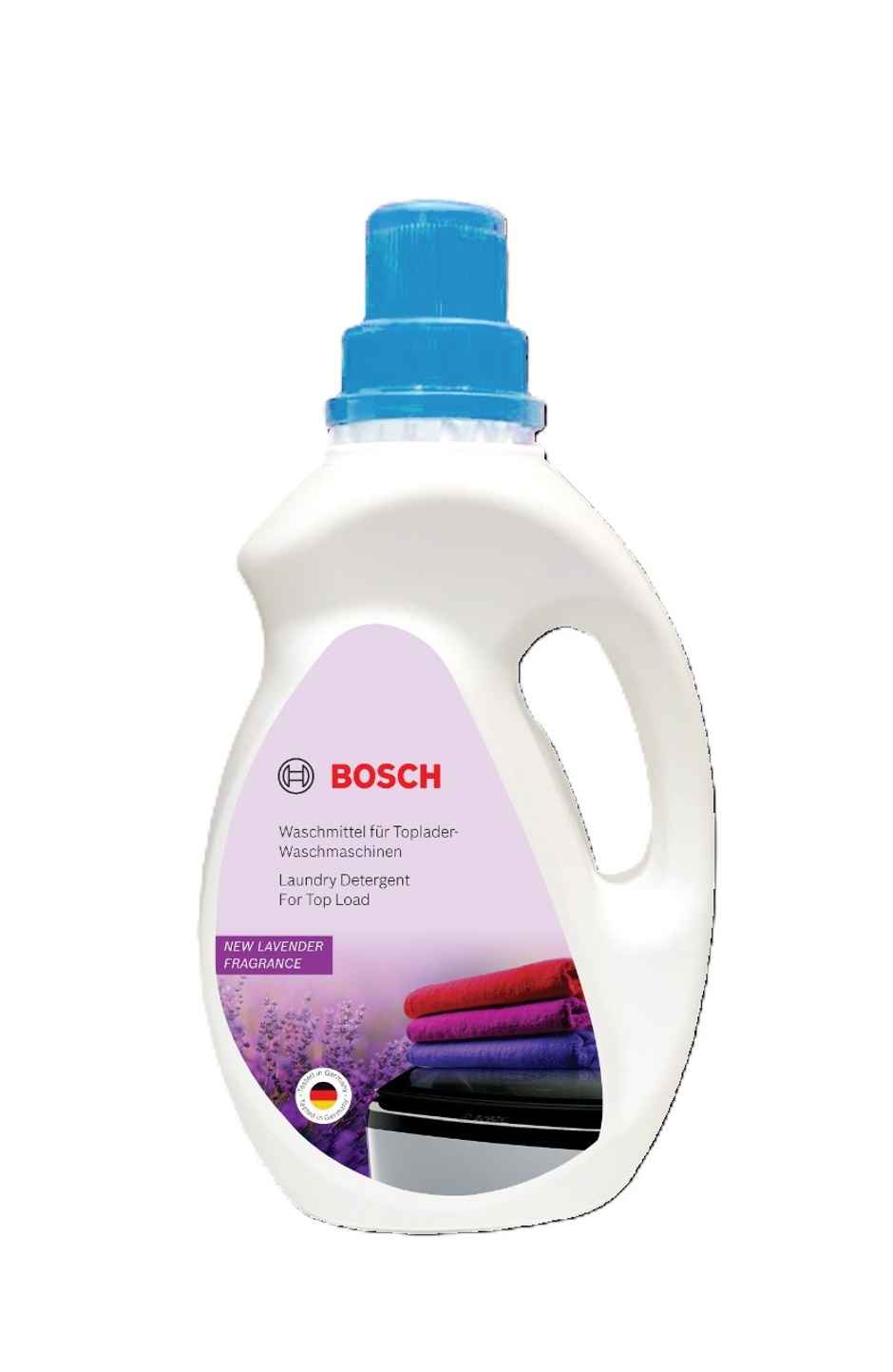 Bosch Lavender Fragrance Top Load Liquid Detergent Bottle