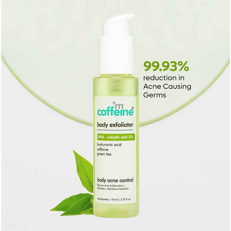 mCaffeine Body Exfoliator With 2% Bha Salicylic Acid & Green Tea
