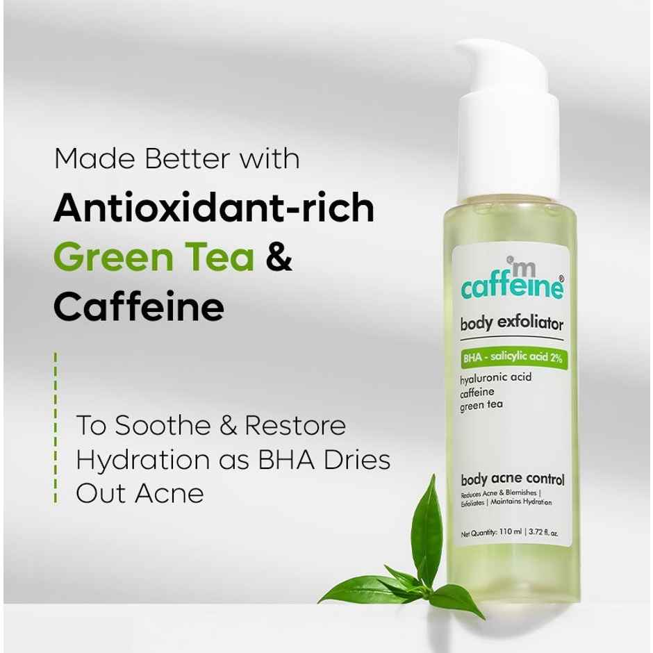 mCaffeine Body Exfoliator With 2% Bha Salicylic Acid & Green Tea