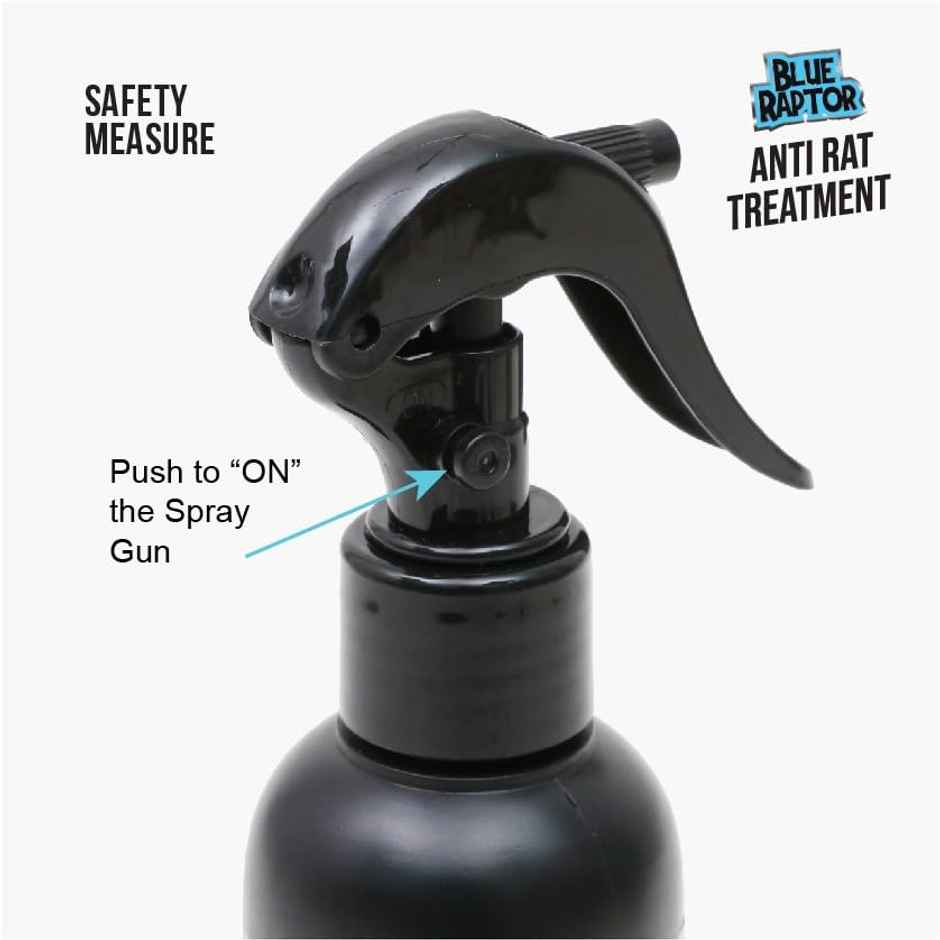 Blue Raptor No Entry Highly Effective Rat Repellent Car Spray | Odour-Free