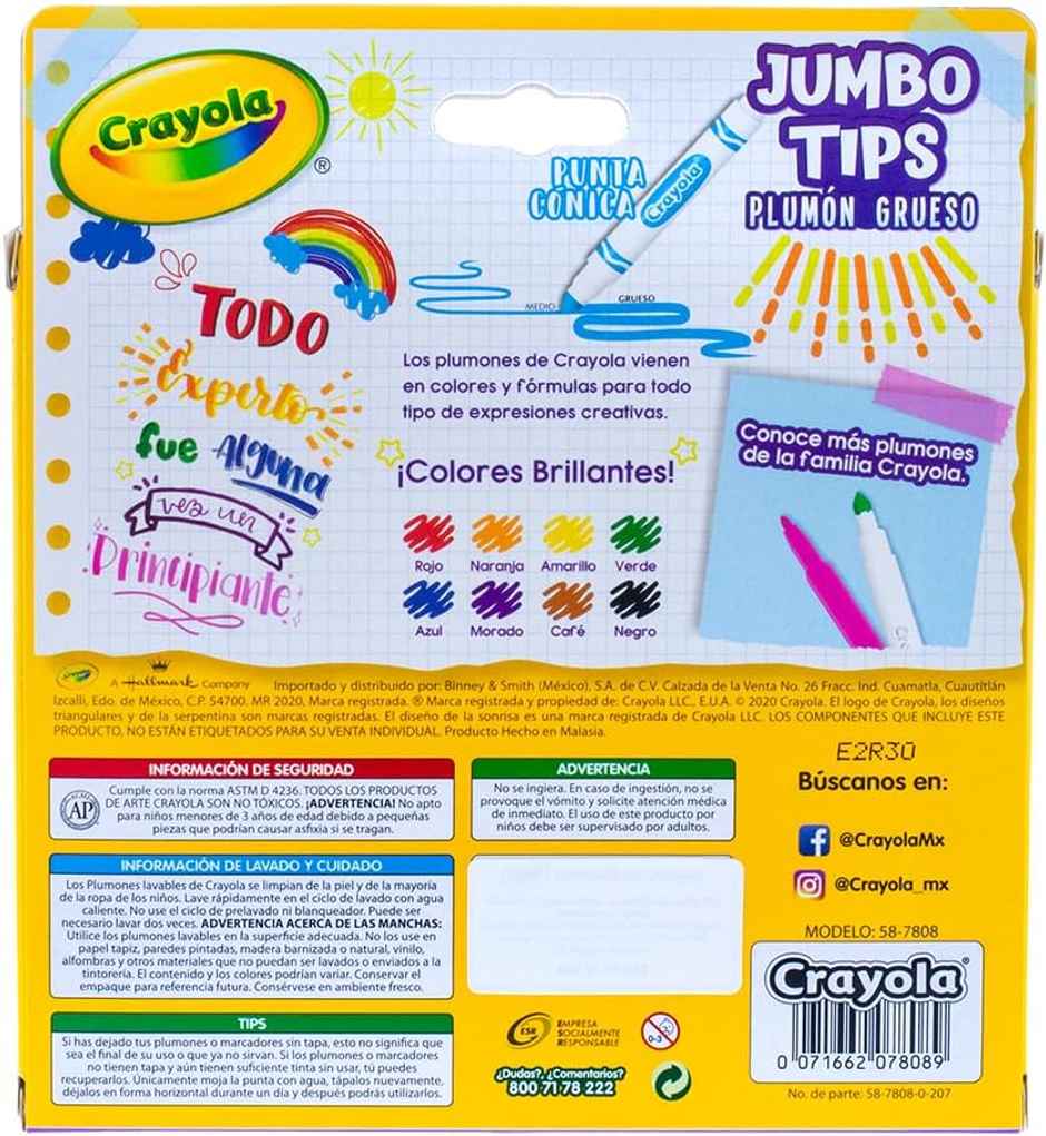 Crayola Washable Markers, Broad Point, Classic Colors | 58-7808