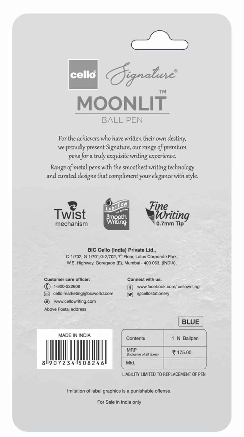 Cello Signature Moonlit Ball Pen