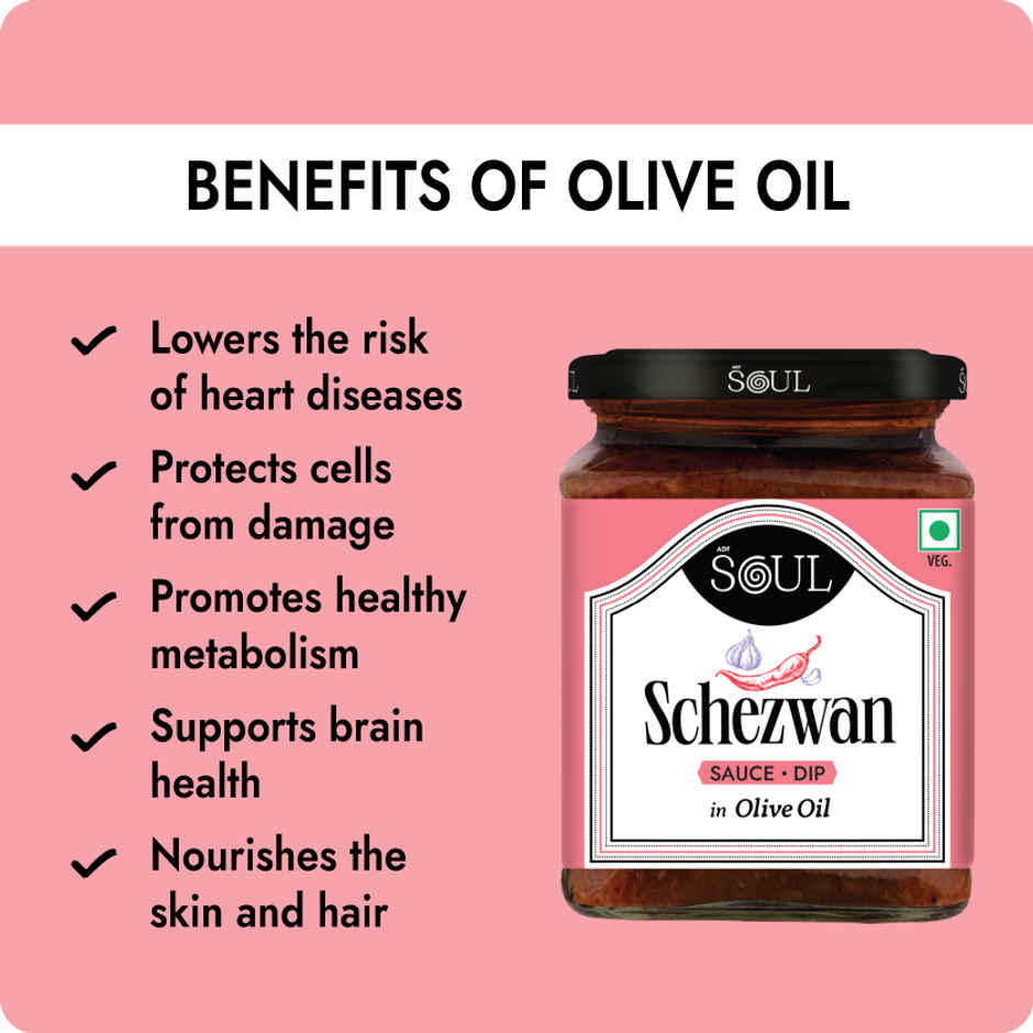 ADF Soul Schezwan Sauce, Dip In Olive Oil