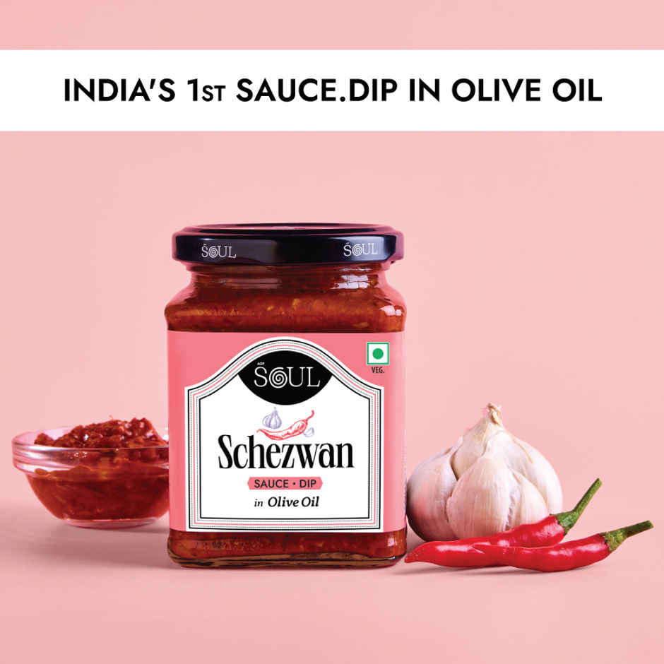ADF Soul Schezwan Sauce, Dip In Olive Oil