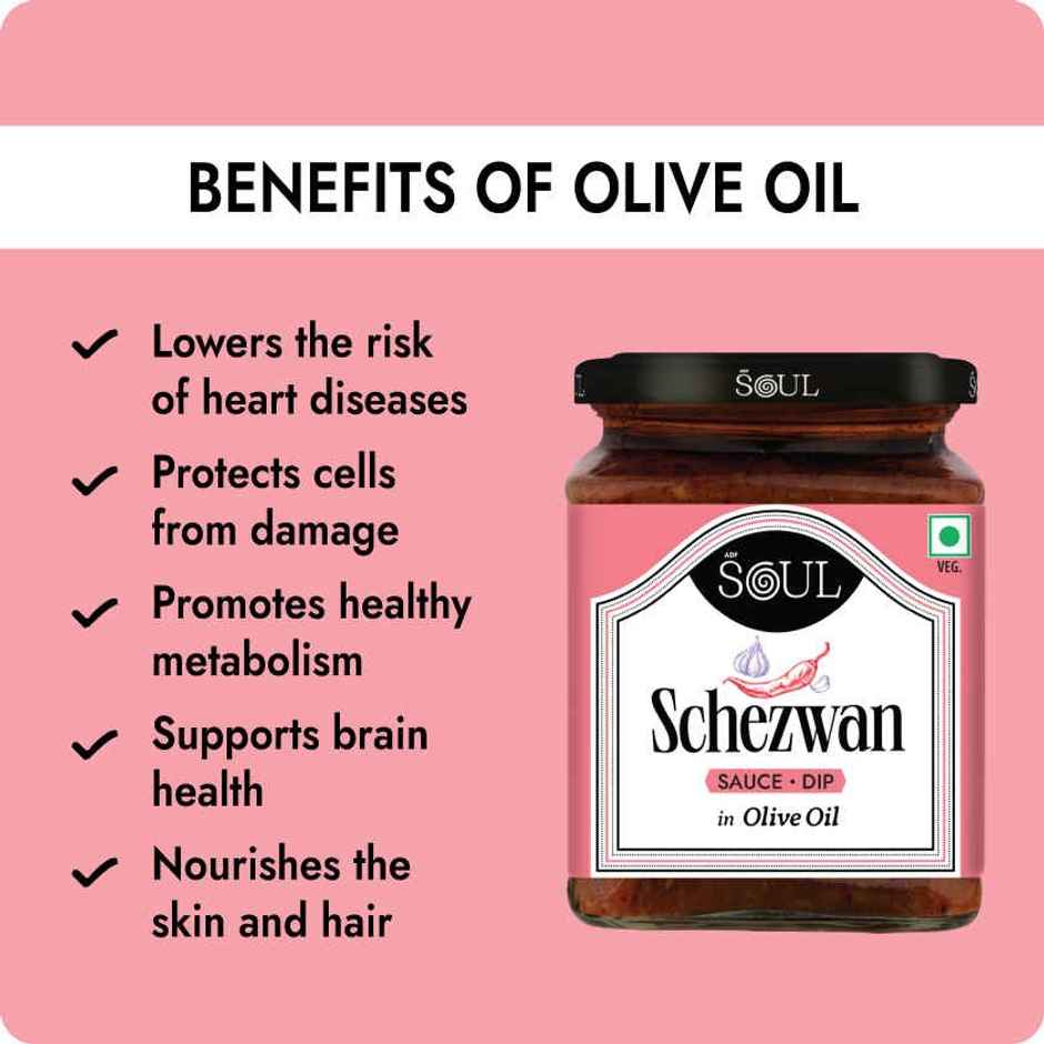 ADF Soul Schezwan Sauce, Dip In Olive Oil