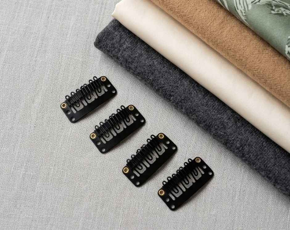 The Opal Factory Hair Accessories | Scarf Pinsfor Girls and Women | Black