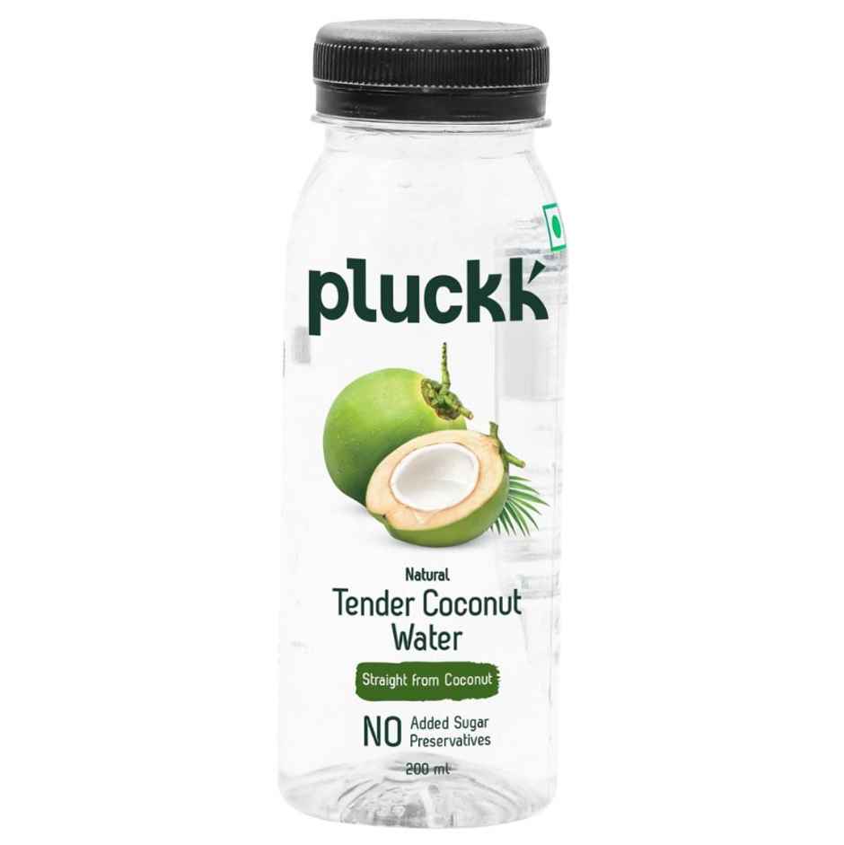 Pluckk Natural Tender Coconut Water | Hydration With Potassium & Electrolytes | No Preservatives | Combo