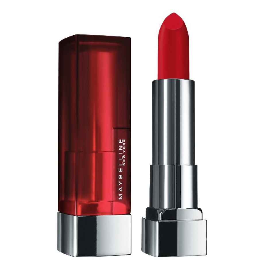 Maybelline Color Sensational Creamy Matte Lipstick, 640 Red Liberation