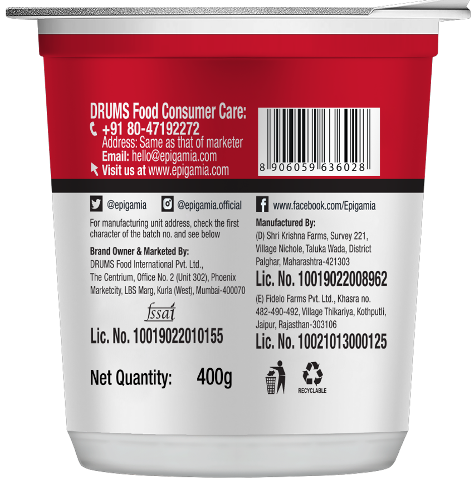 Epigamia Greek Yogurt - Strawberry