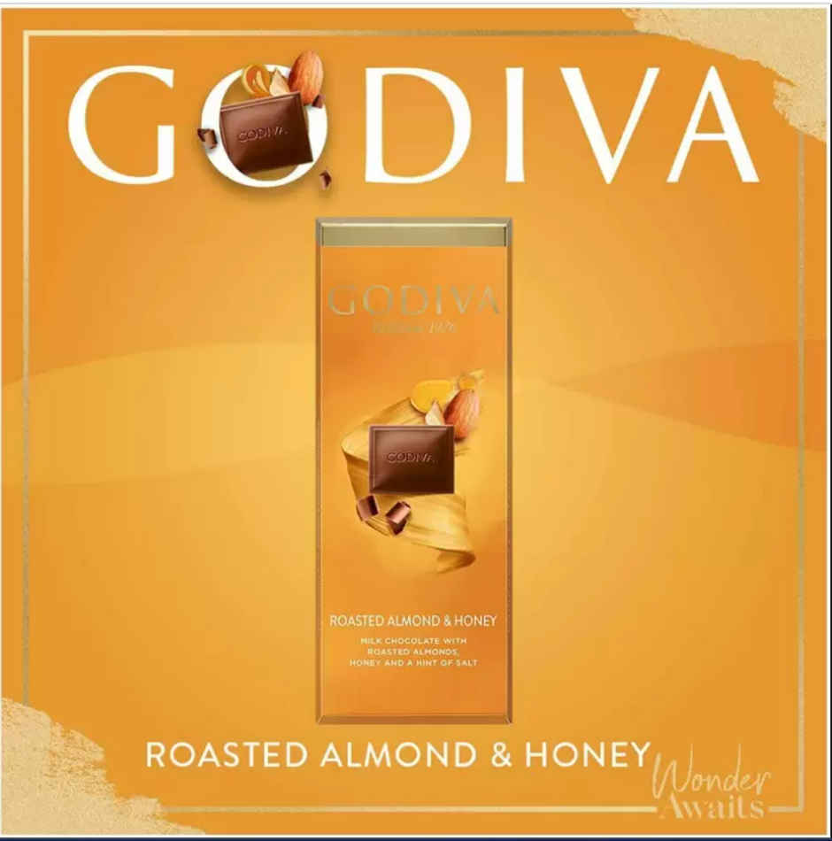 Godiva Roasted Almonds & Honey Chocolate