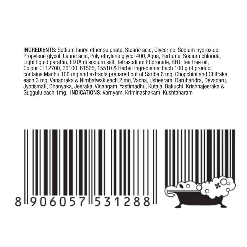 Medimix Clear Glycerine Natural Toning Bathing Soap with Tea Tree Oil & Honey