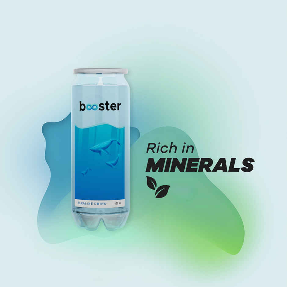 Booster Water Alkaline Mineral Water