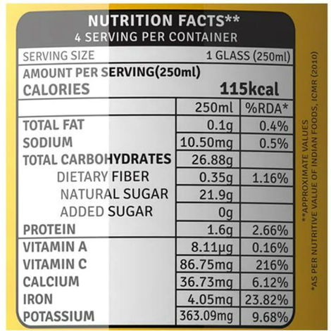 Raw Pressery Valencia Orange Fruit Juice