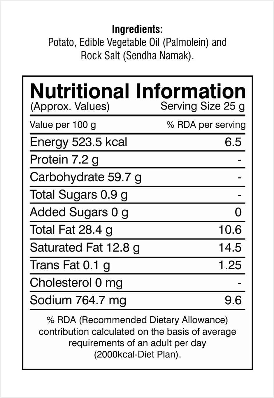 Modern Kitchens Potato Chips Salted | Crispy & Light