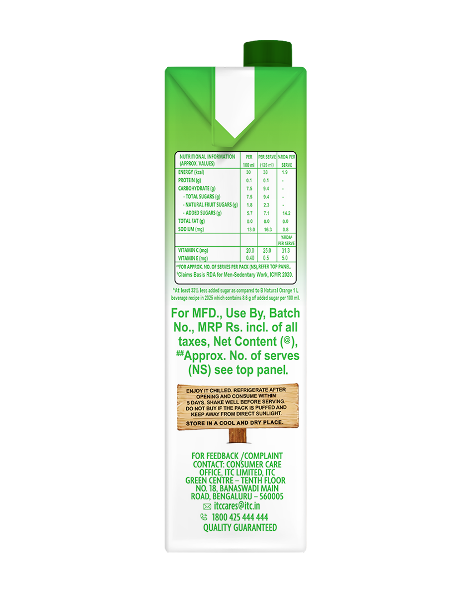 B Natural Orange Juice