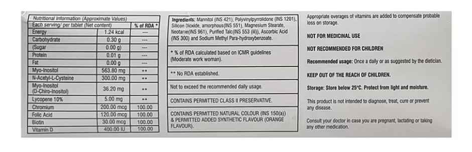 Trazer F Forte Tablet