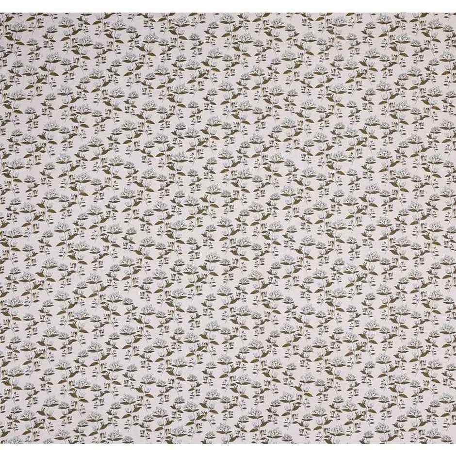 Florida Double Bed Cotton Bedsheet with 2 Pillow Cover | 228x275 cm Green