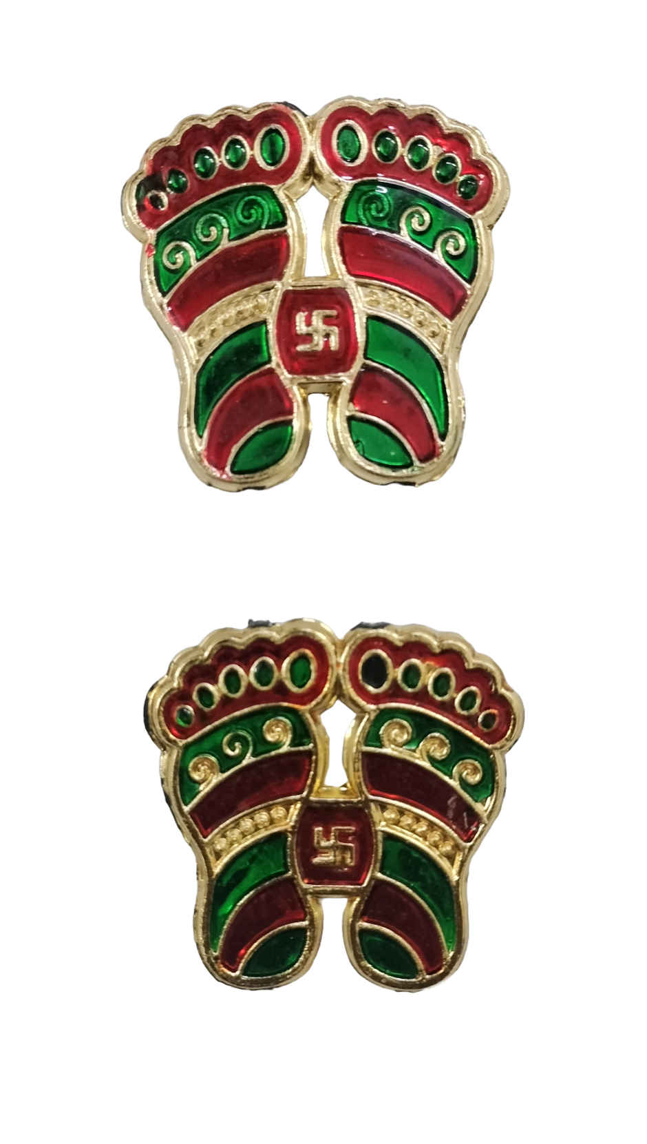 Charan Sticker Set Of 2 (Assorted Designs)