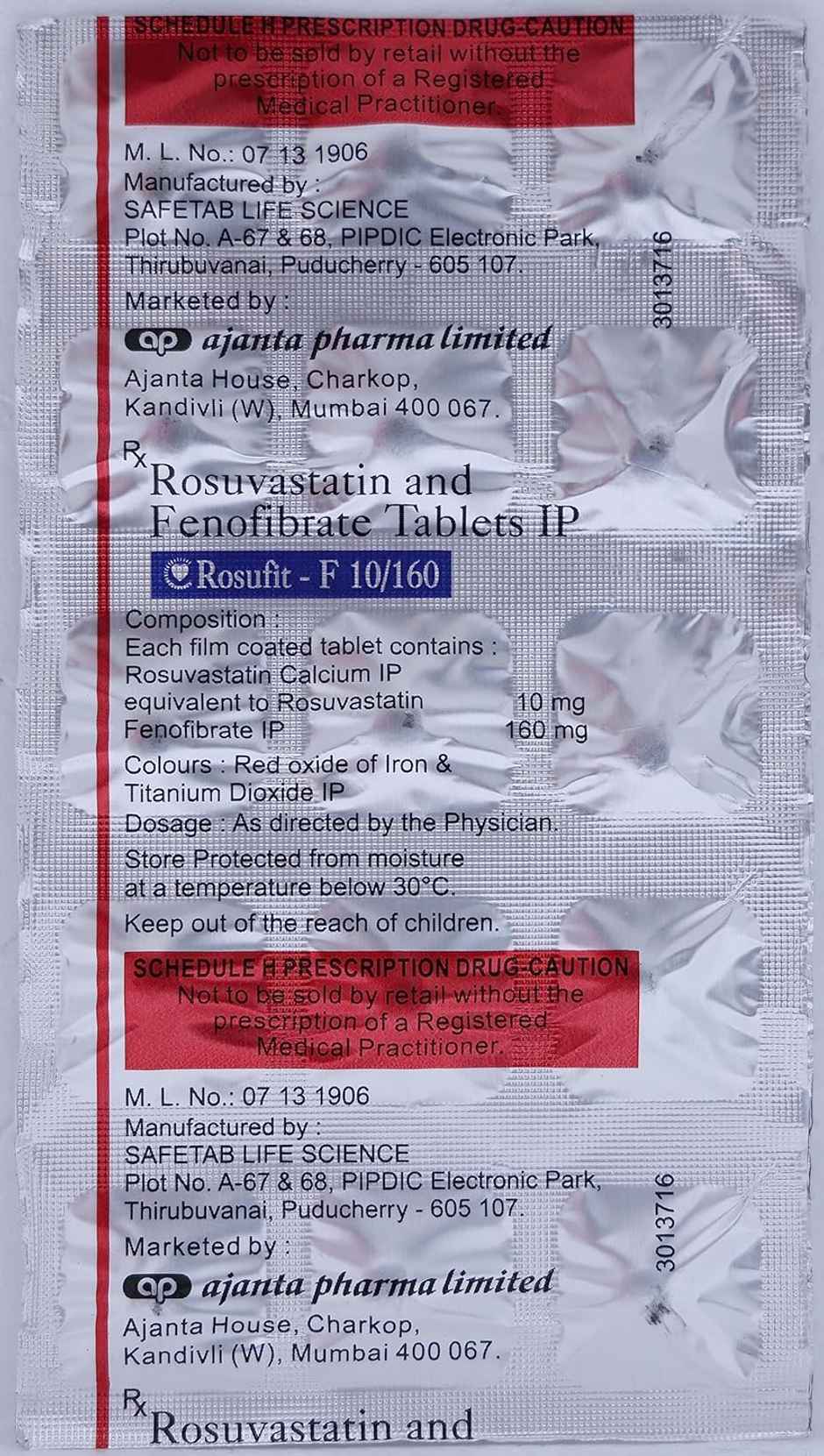 Rosufit-F 10/160 Tablet