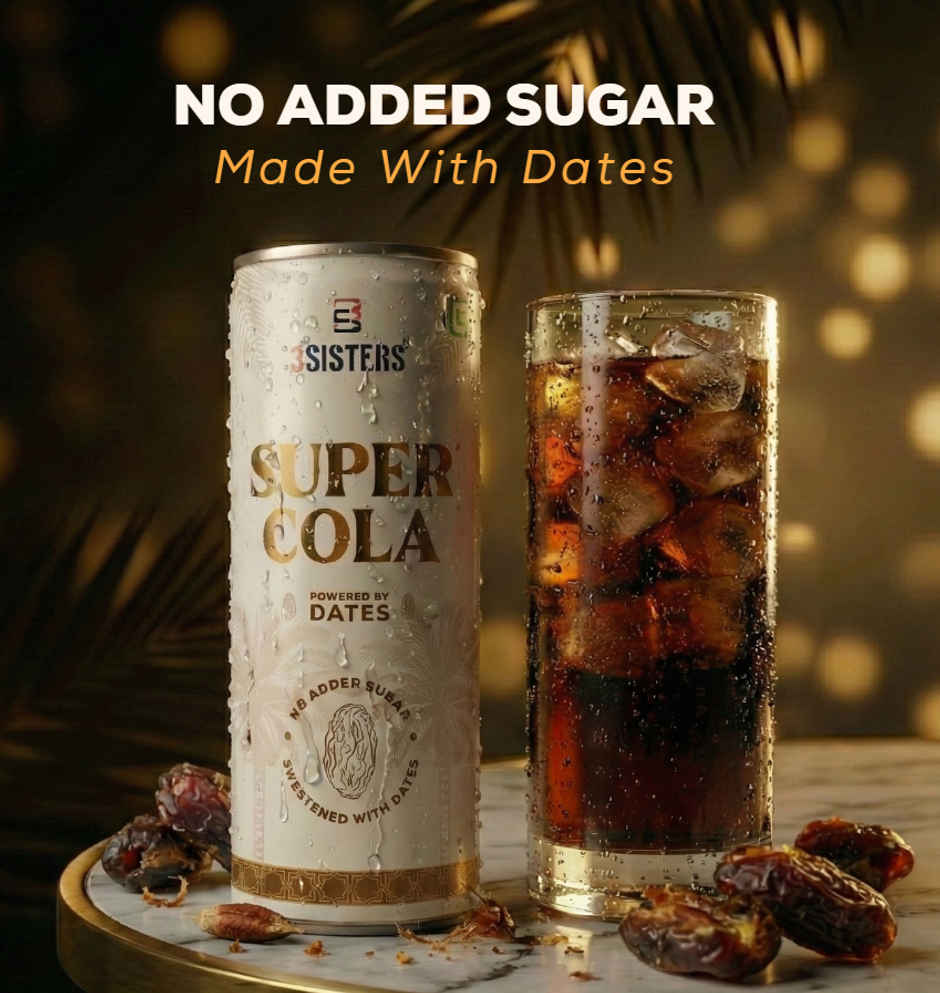 3 Sisters Super Cola | Powered by Dates