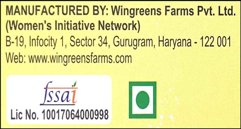 Wingreens Farms Baked Pita Chilly Garlic Bread