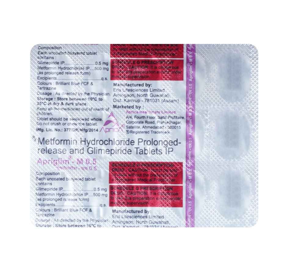 Apriglim-M 0.5 Tablet PR