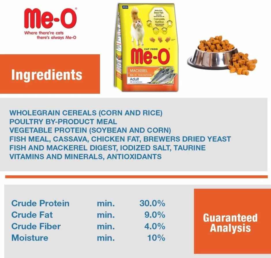 Me-O Mackeral Cat Dry Food