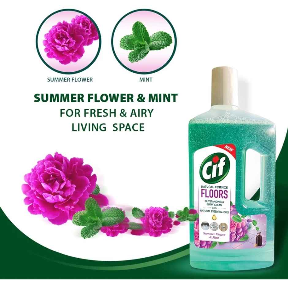 Cif Natural Essence Summer Flower and Mint Floor Cleaner
