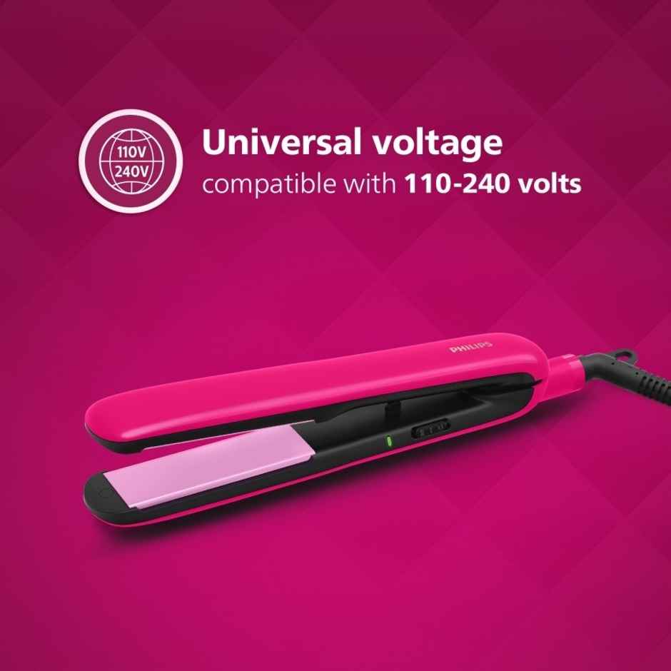 Philips India's No.1 Hair Styling Brand Hair Straightener | BHS332/00 | Pink
