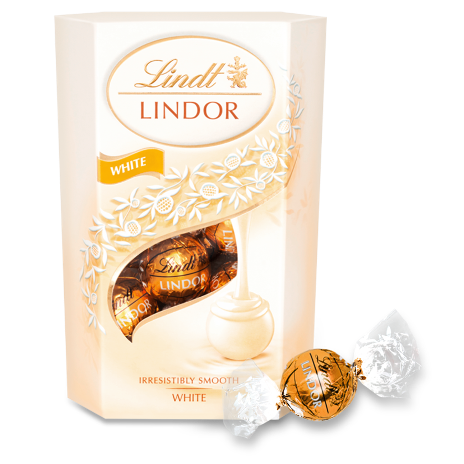 Lindt Smooth Melting Chocolate Cornet White