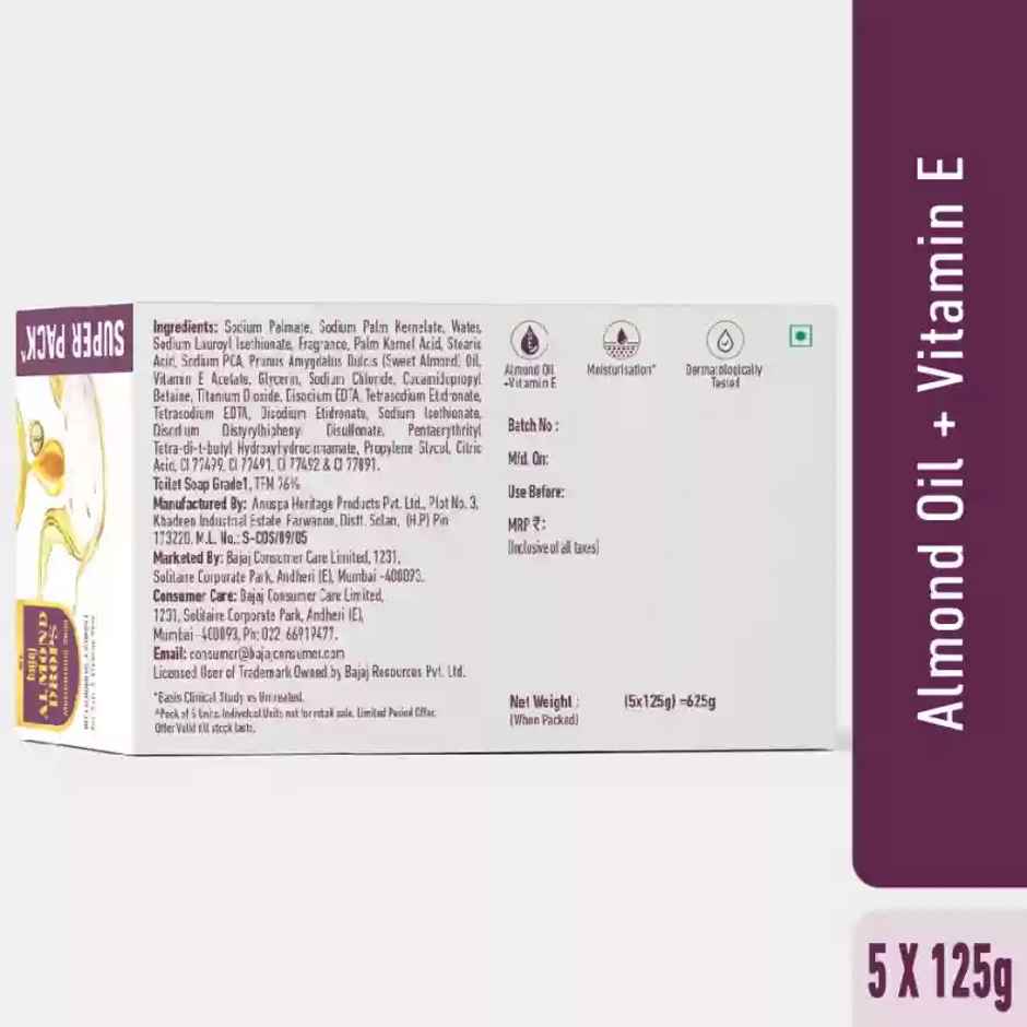 Bajaj Almond Drops Moisturizing Soap