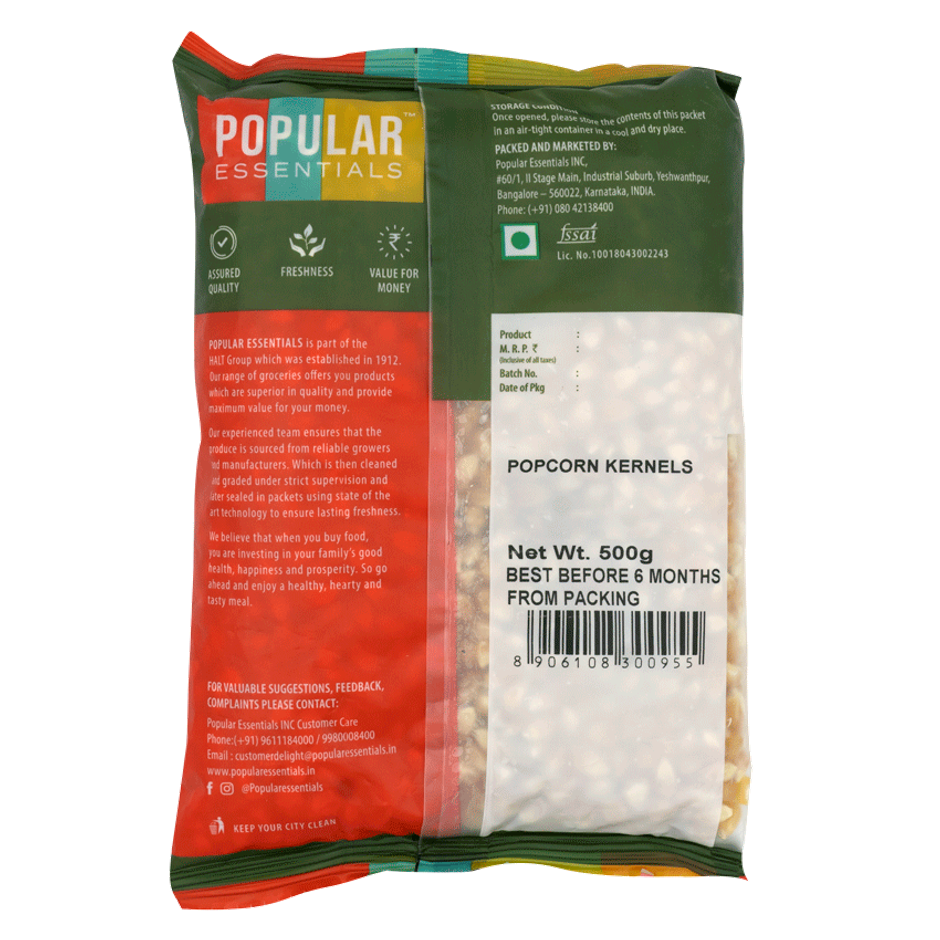 Popular Essentials Premium Pop Corn Kernels