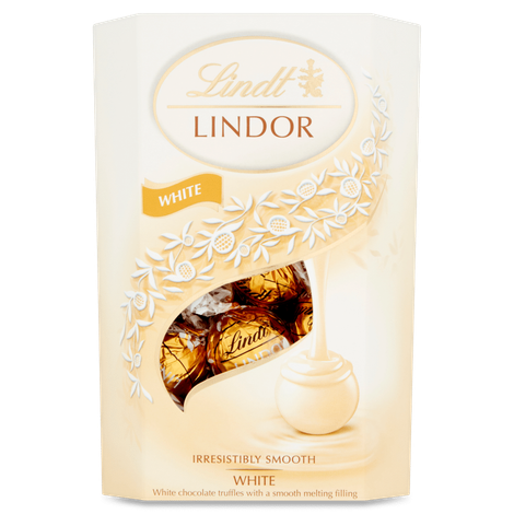 Lindt Smooth Melting Chocolate Cornet White