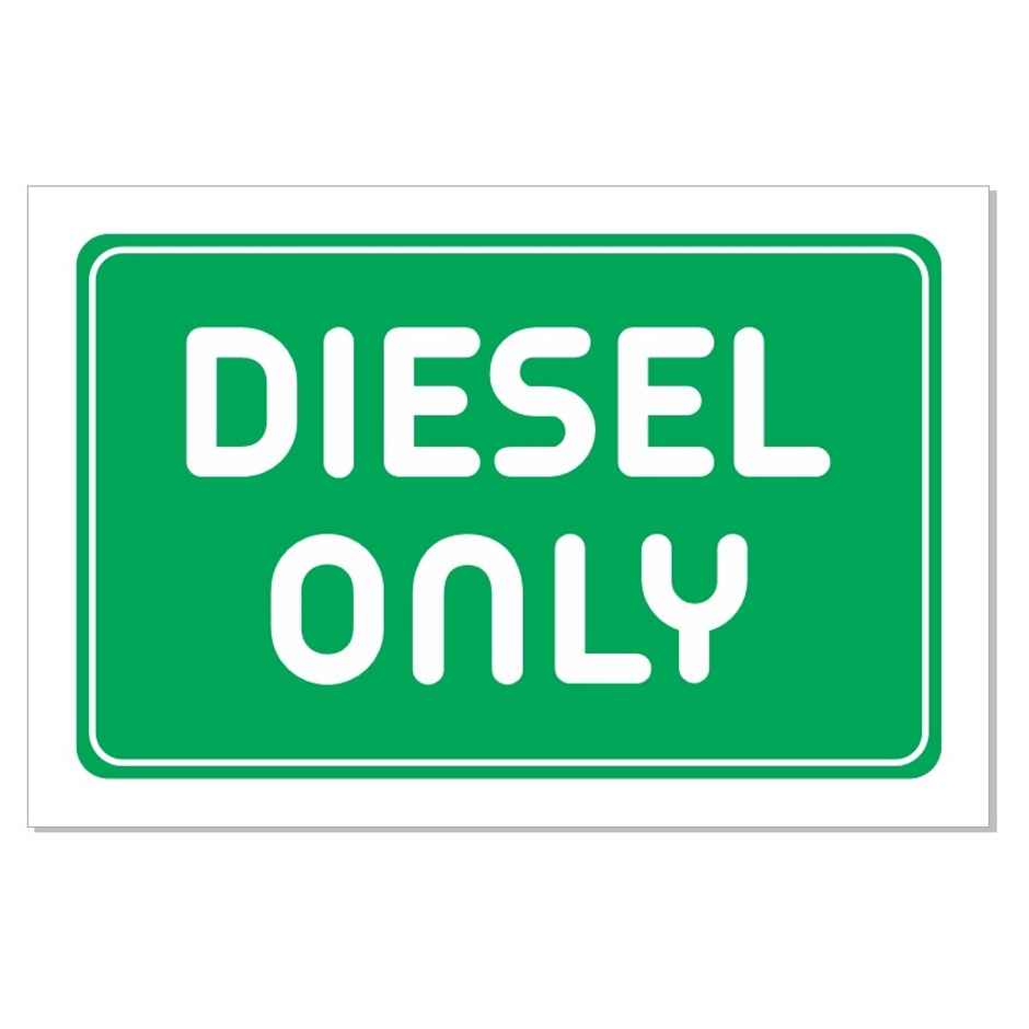 Samsidhi Auto Diesel Only Car Sticker