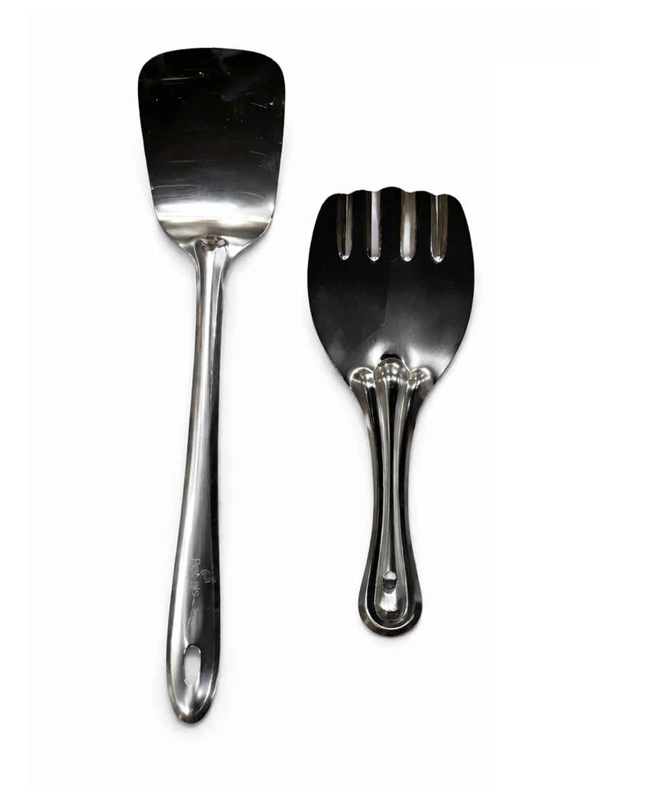 Petals Stainless Steel Cooking and Serving Spoon Spatula