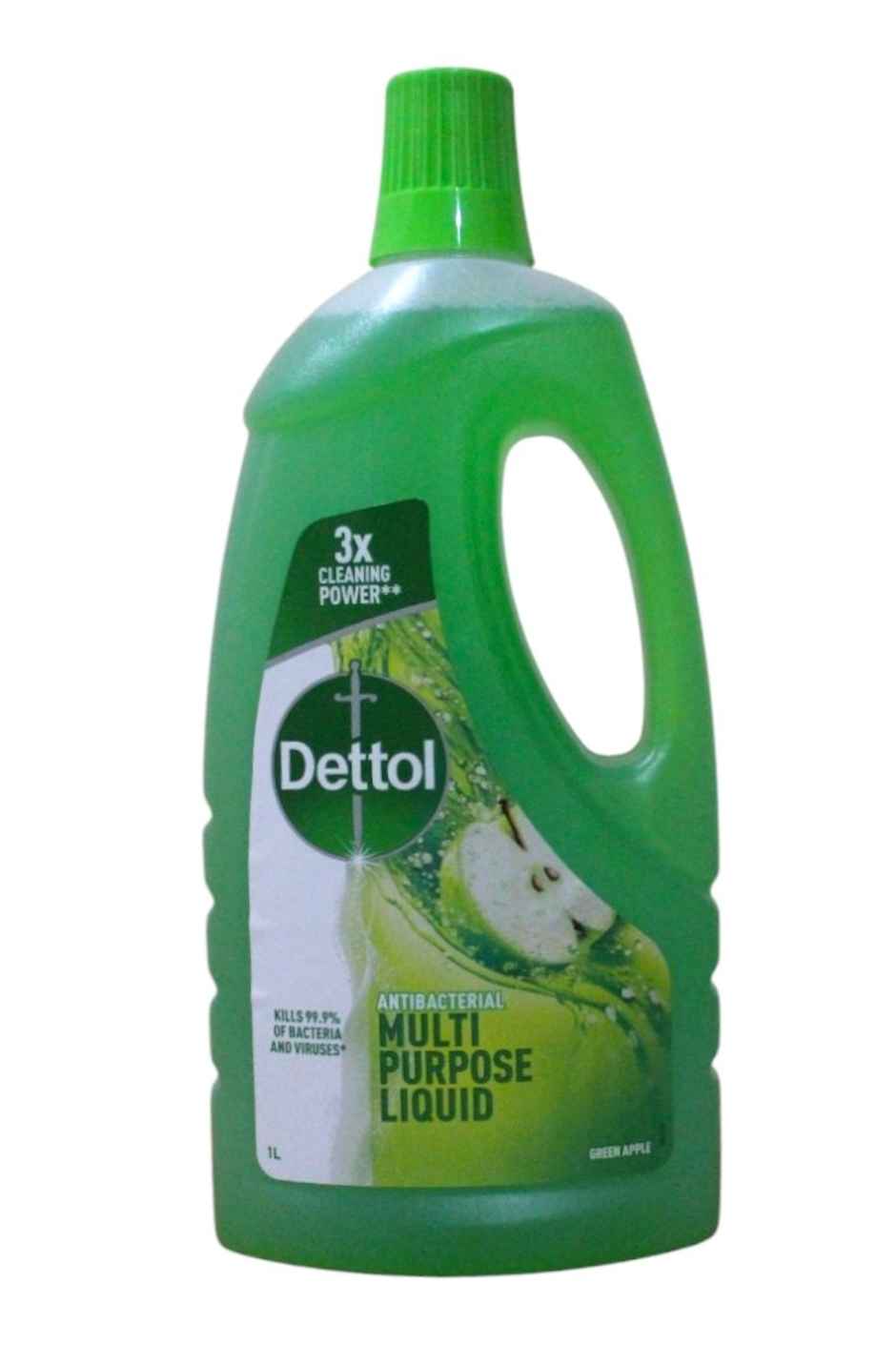 Dettol Floor Cleaner Apple (1l) & Dettol Power And Pure Bathroom (1l) Combo