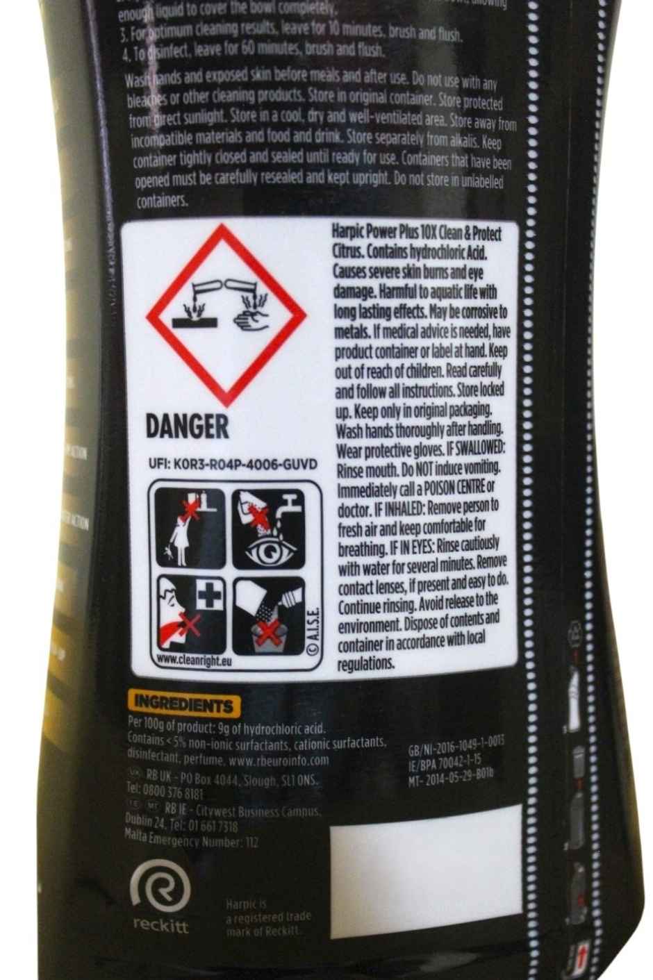 Harpic Power Plus Citrus Toilet Cleaner