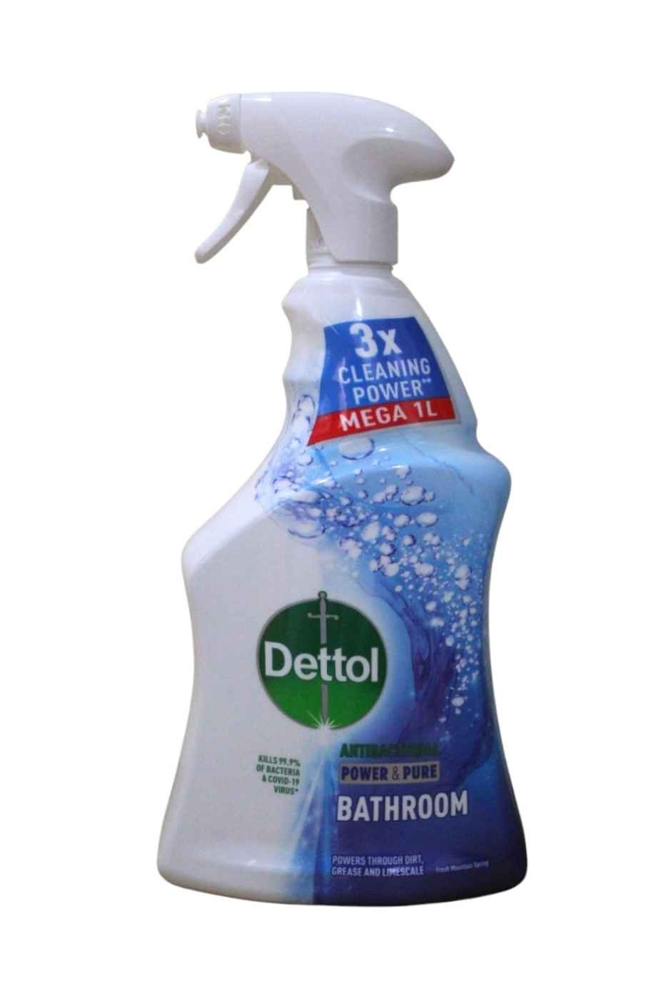 Dettol Floor Cleaner Apple (1l) & Dettol Power And Pure Bathroom (1l) Combo