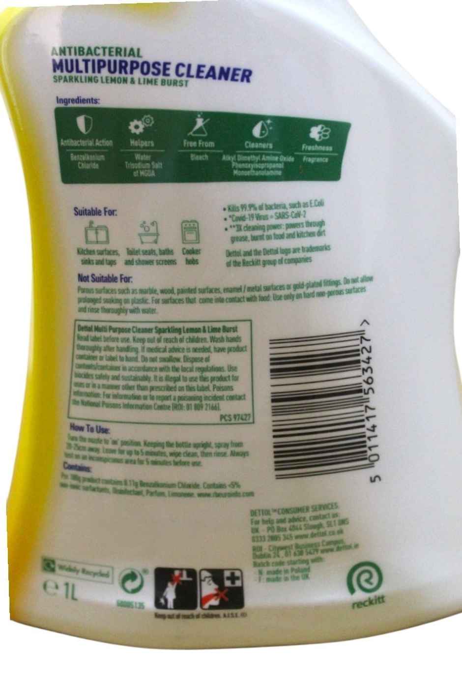 Dettol Power & Fresh Citrus Spray