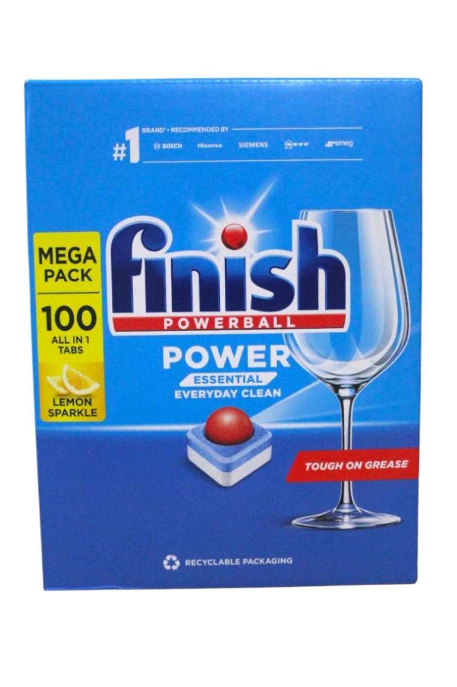 Finish Power Essential Lemon Dishwasher Tablets