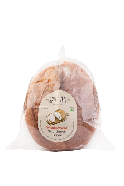 Brik Oven Whole Wheat Sourdough Bread