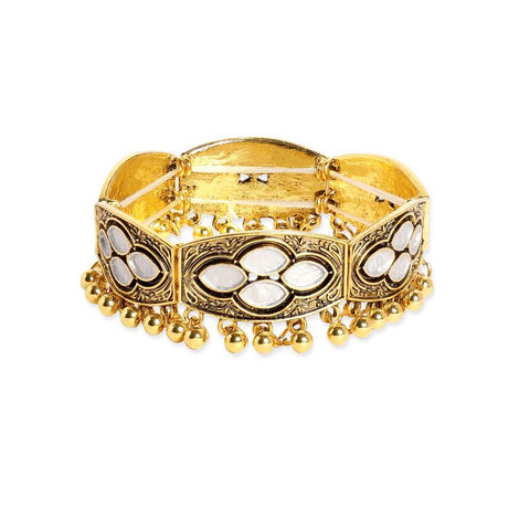Rubans Gold Plated Bangle Style Bracelet