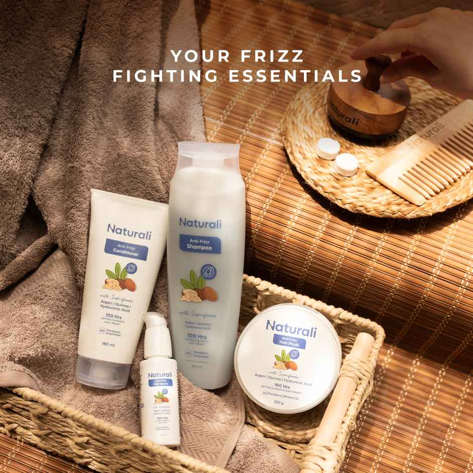 Naturali Anti-Frizz Conditioner| Conditioner for dry hair|100 hours Frizz-control