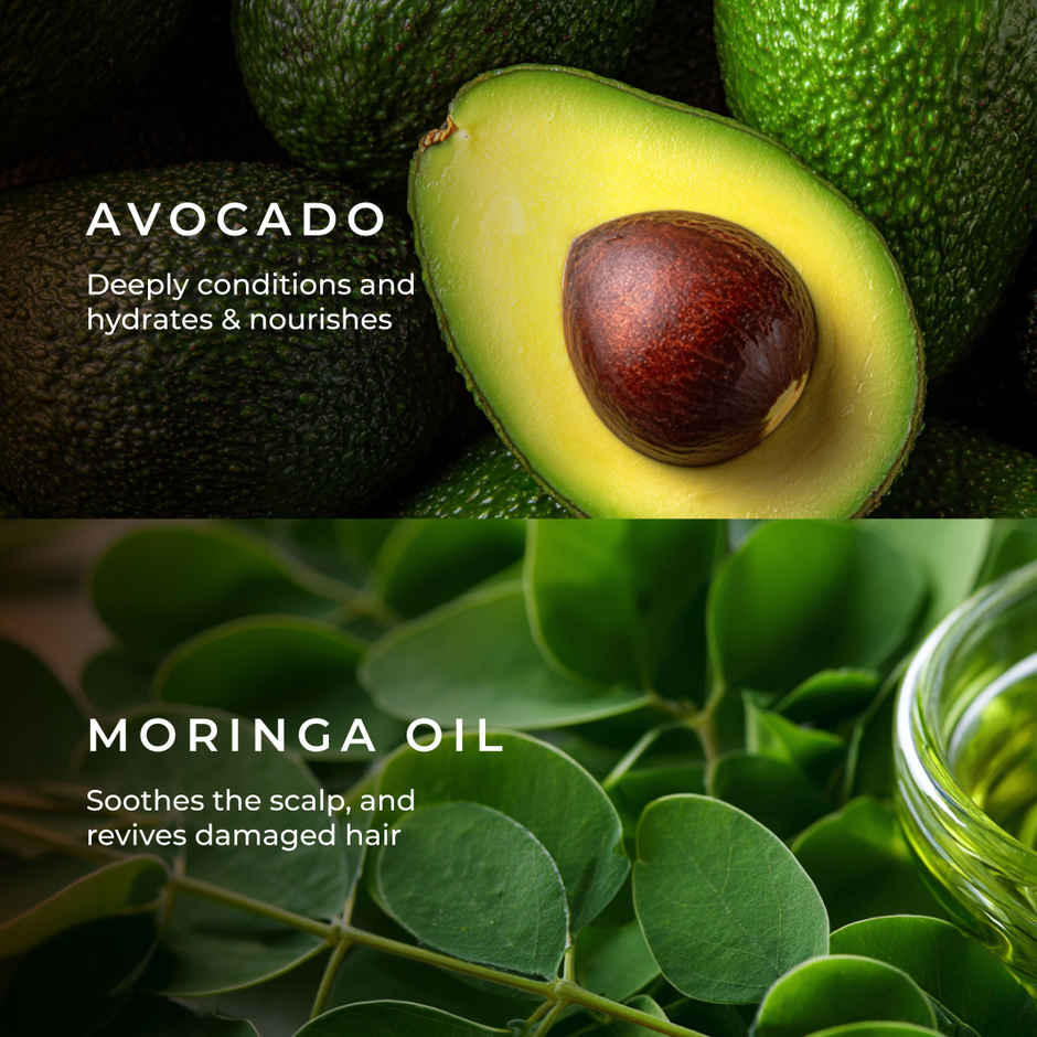 Naturali Damage Repair Conditioner with Avocado & Moringa Oil | No Sulphates, No Parabens