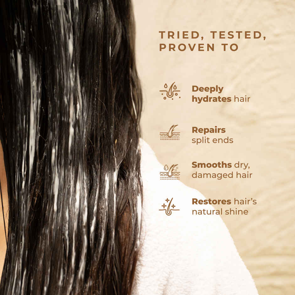 Naturali Damage Repair Conditioner with Avocado & Moringa Oil | No Sulphates, No Parabens