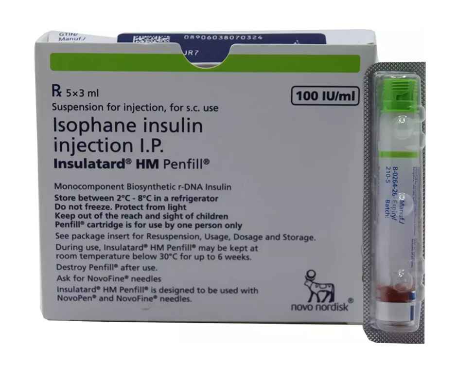 Insulatard HM 100 IU/mL Penfill