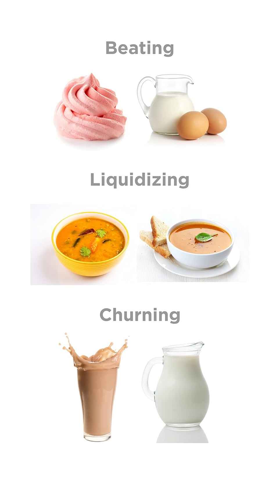 Crystal Plastic Impel Hand Beater / Blender (Colour May Vary)