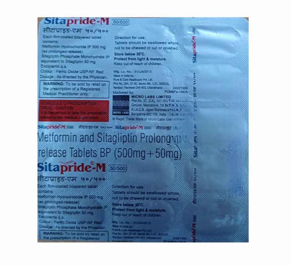 Sitapride-M 50/500 Tablet PR