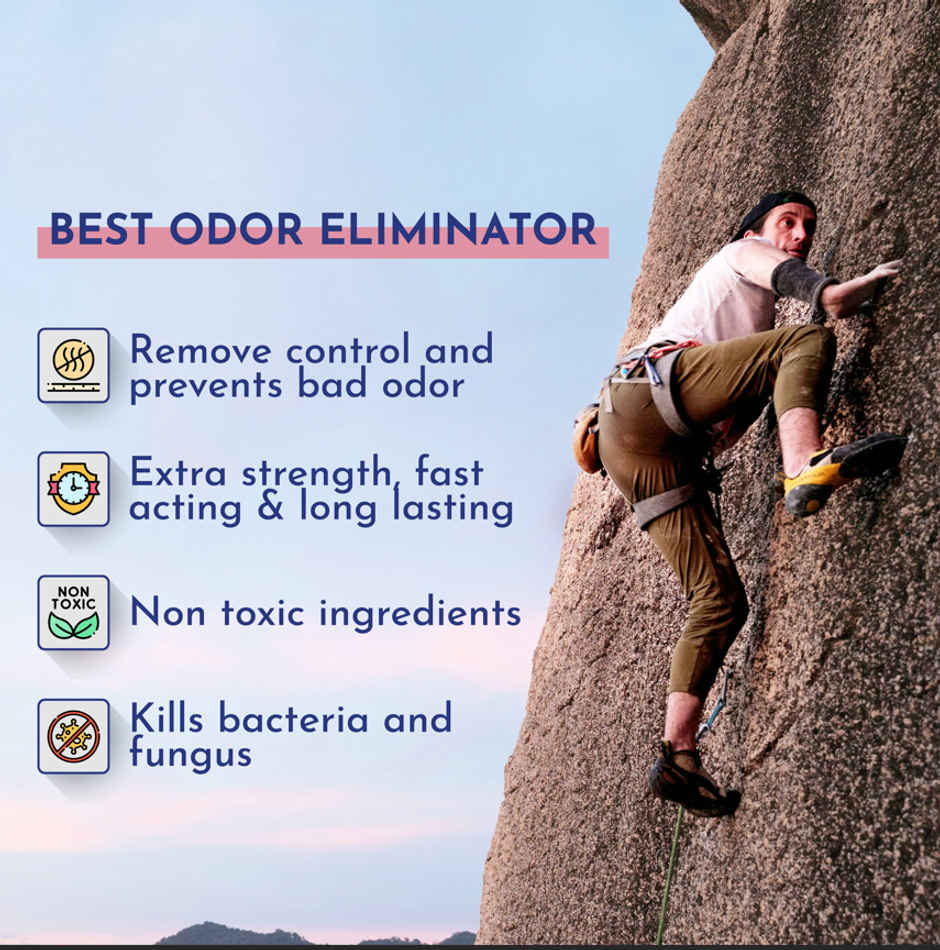 Mannlich Shoe & Foot Deodorizer Spray | Odor & Smell Remover | 600+ Sprays In a Bottle