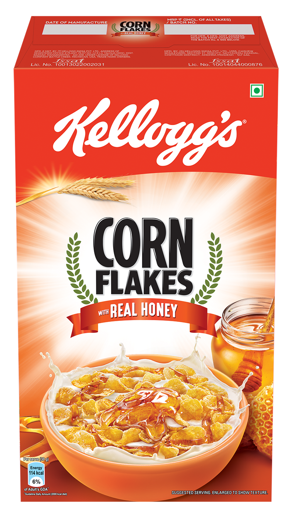 Kellogg's Real Honey Corn Flakes